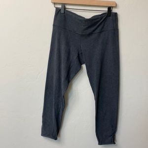 Lululemon grey crop leggings size 10